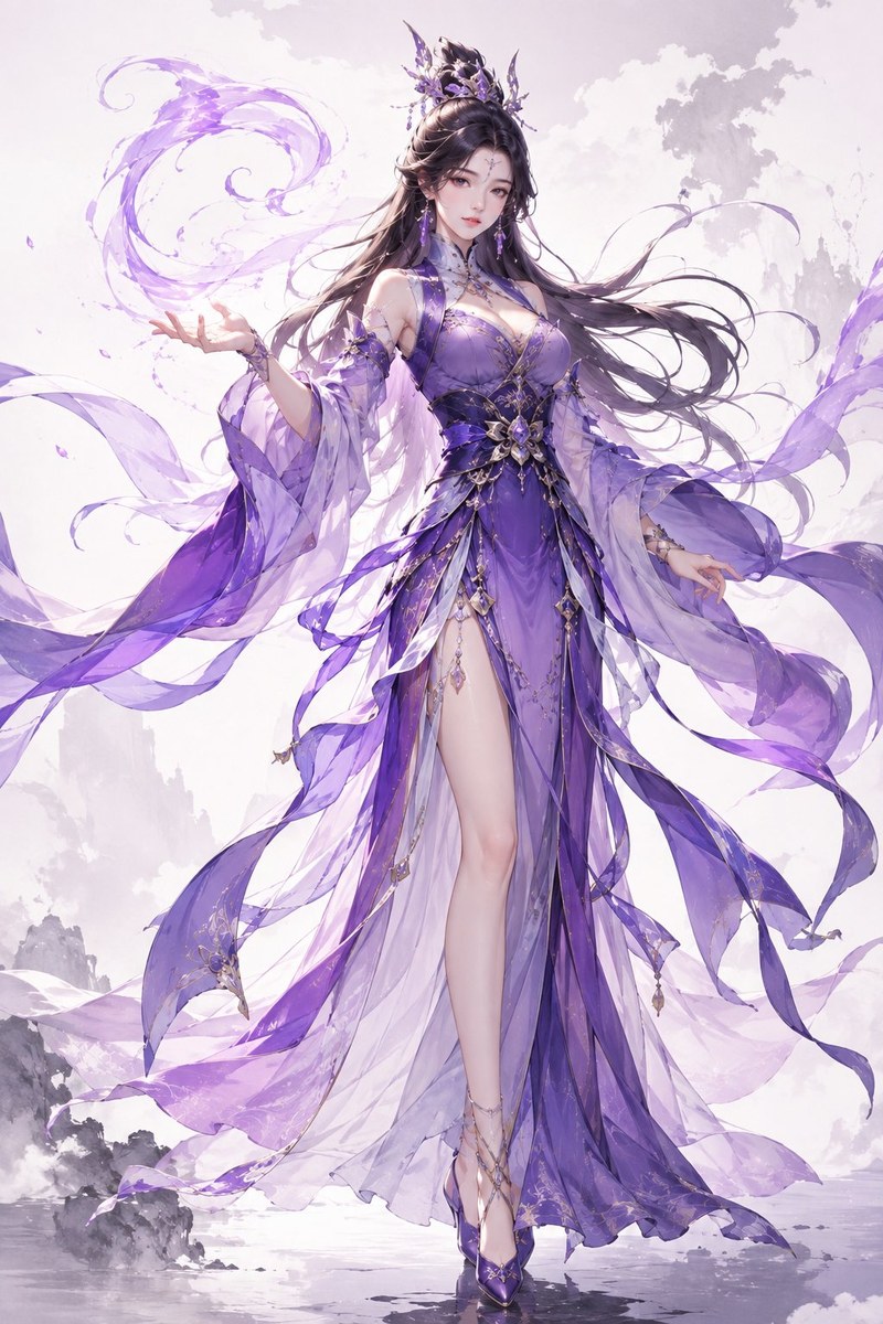 紫衣少女